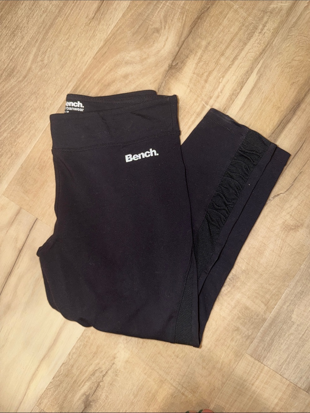 Bench Black Performance Leggings with Side Panel